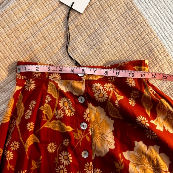 Spell Sloan Maxi Skirt in Ochre SZ XS NWT - Picture 11 of 11